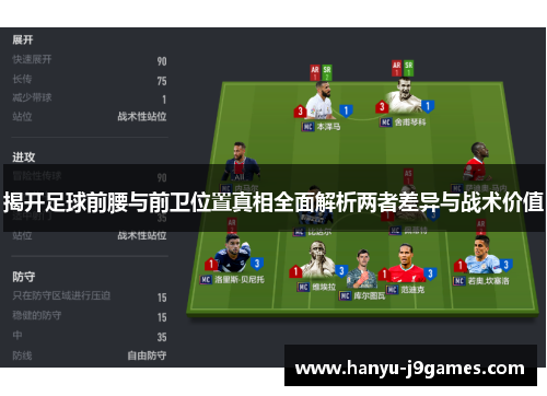揭开足球前腰与前卫位置真相全面解析两者差异与战术价值